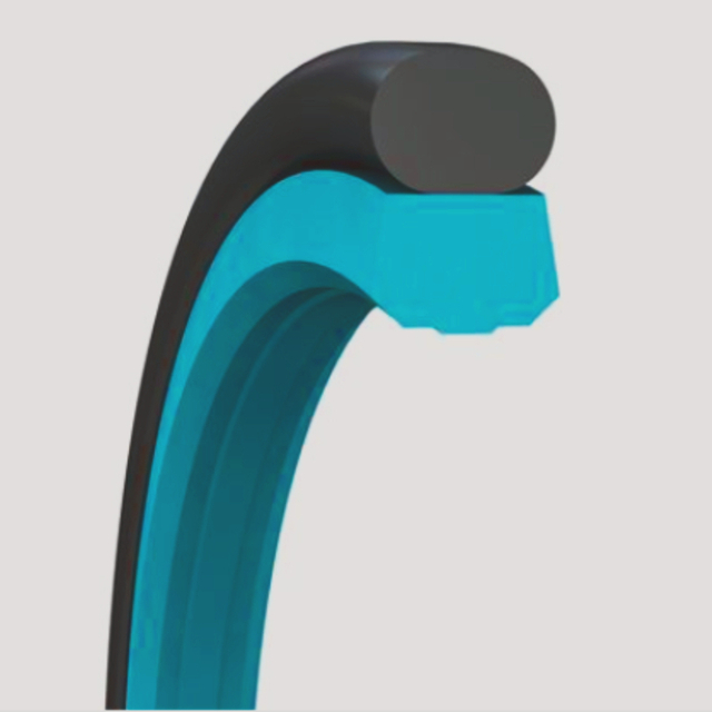 TSI Series Rotary Shaft Seal Customizable Double Lip PU/PE Rubber Hydraulic Cylinder