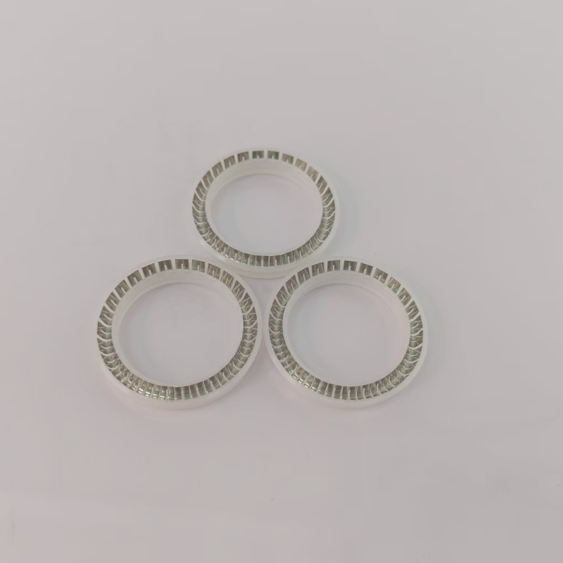 MF Series Hydraulic Rod Seal High-pressure Single-Acting PTFE U-Cup with V-Shaped Spring Reciprocating Seal for Hydraulic Application