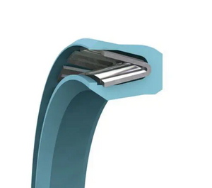 MF Series Hydraulic Rod Seal High-pressure Single-Acting PTFE U-Cup with V-Shaped Spring Reciprocating Seal for Hydraulic Application