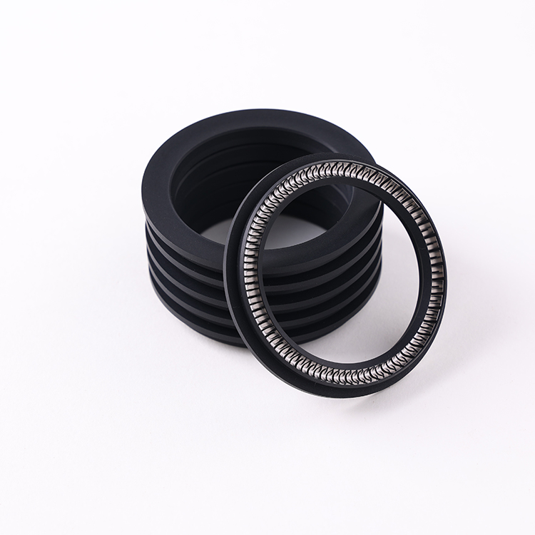  TF Series Single Lip U-Cup Rotary Shaft Seal with V-Shaped Spring for Rotary Injection Units