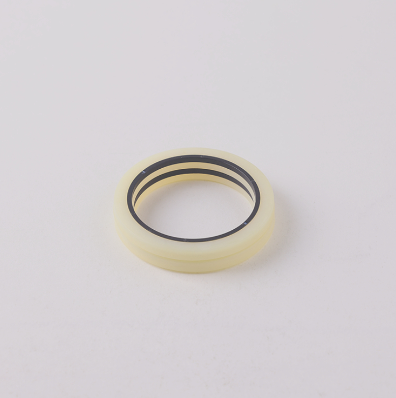 Integrated-Backup-Ring High-pressure Single-Acting Hydraulic Rod Seal Reciprocating Seal PU PA Material for Heavy-Duty Applications