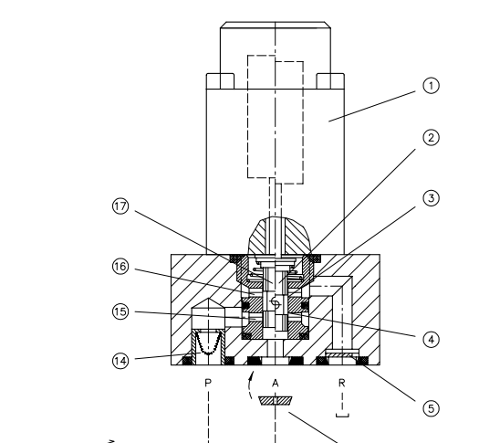 Proportional Pressure Reducing Valve Chawe Hydraulic Valve Pm11