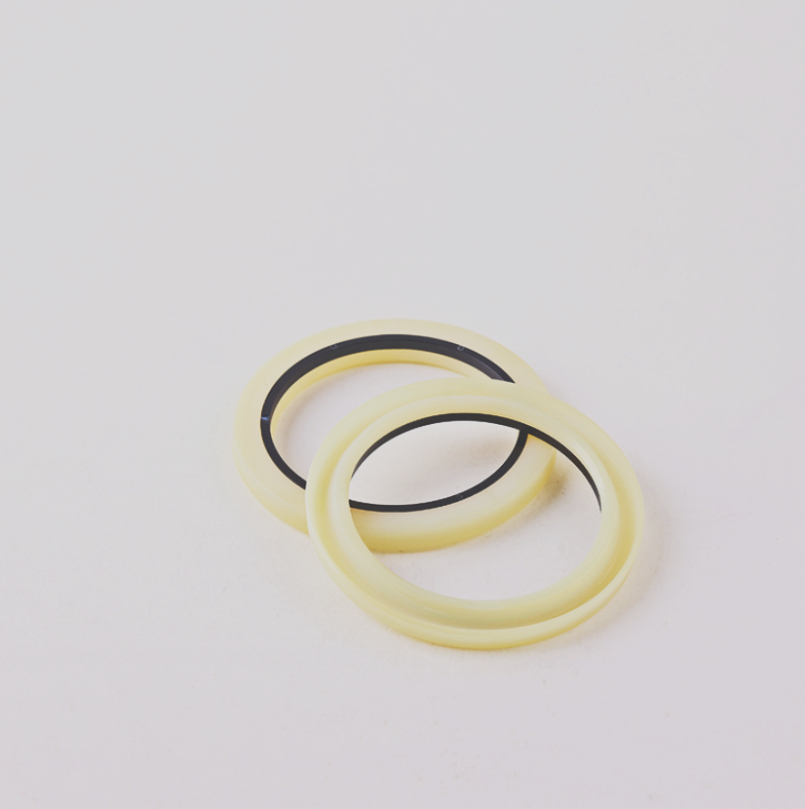 Integrated-Backup-Ring High-pressure Single-Acting Hydraulic Rod Seal Reciprocating Seal PU PA Material for Heavy-Duty Applications