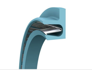  TF Series Single Lip U-Cup Rotary Shaft Seal with V-Shaped Spring for Rotary Injection Units