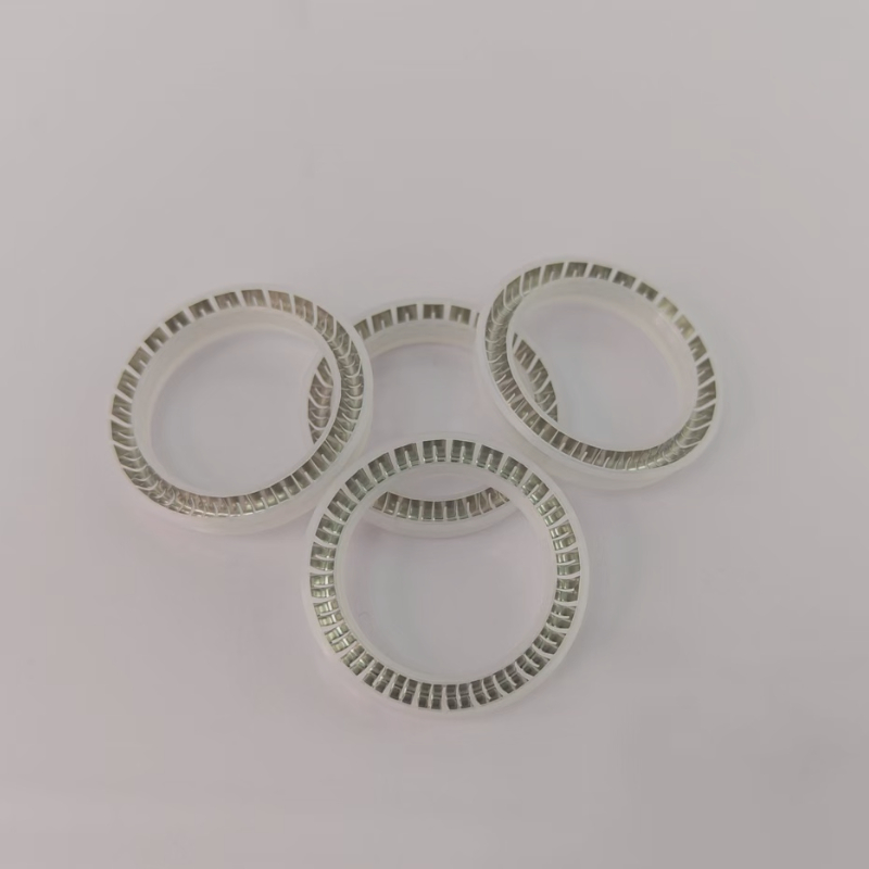 MF Series Hydraulic Rod Seal High-pressure Single-Acting PTFE U-Cup with V-Shaped Spring Reciprocating Seal for Hydraulic Application